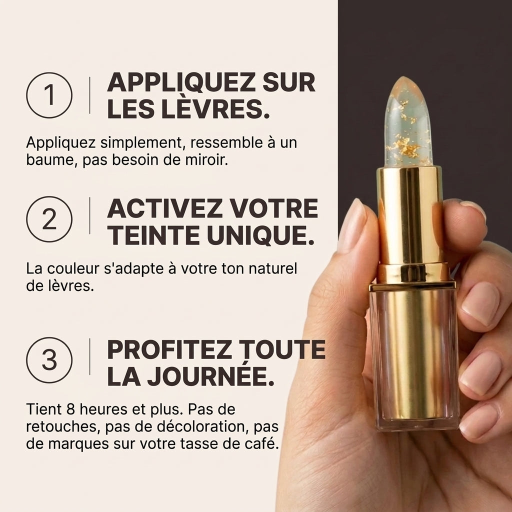 Rouge à lèvres éclat naturel